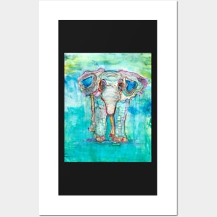 Hefty Henrietta Elephant Posters and Art